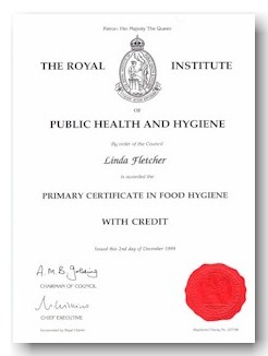 Food Hygiene Certificate